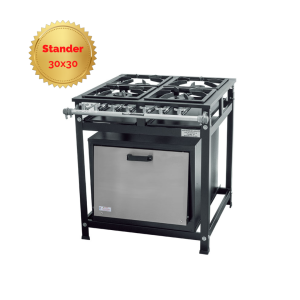 Fogão ind. 4 bocas 2 duplas c/ Forno STANDER
