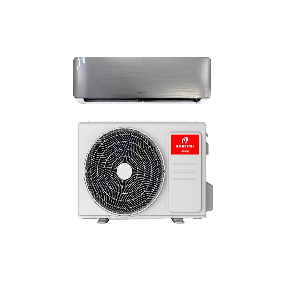 Ar condicionado INFINITON SPTSE12A3, 12000 BTU, Wifi, desumidificador, A++/A+++, Inox