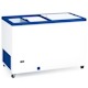 Arca congeladora de 130 cm e 390 litros com portas deslizantes opacas para a restauração. Freezer congelador horizontal para bares e restaurantes.