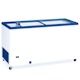 Arca congeladora horizontal de 150 cm e 470 litros com portas de vidro deslizantes. Freezer congelador horizontal para bar, restaurant e restauração. - Image 7