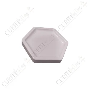 Bandeja – Rosa Clara – Policarbonato – Hexagonal – Mini