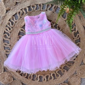Vestido Amélie em rosa