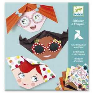 Rostos bonitos - jogo de introdução ao origami