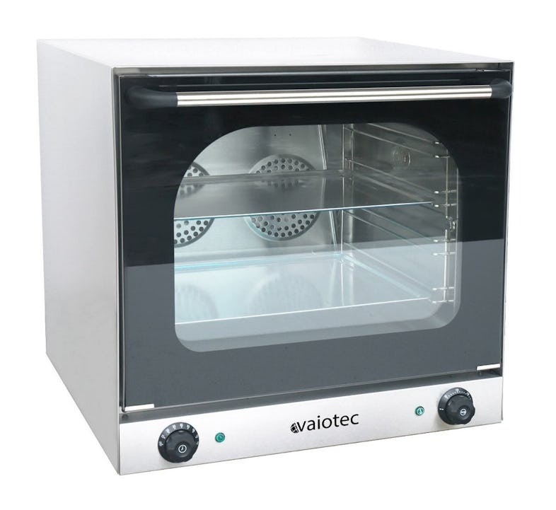Forno de convecção profissional, aço inoxidável, 4 níveis, prateleiras 454 x 357 mm, gama de temp.: 50-300°C, 2,67 kW, 10590 Vaiotec - Image 3