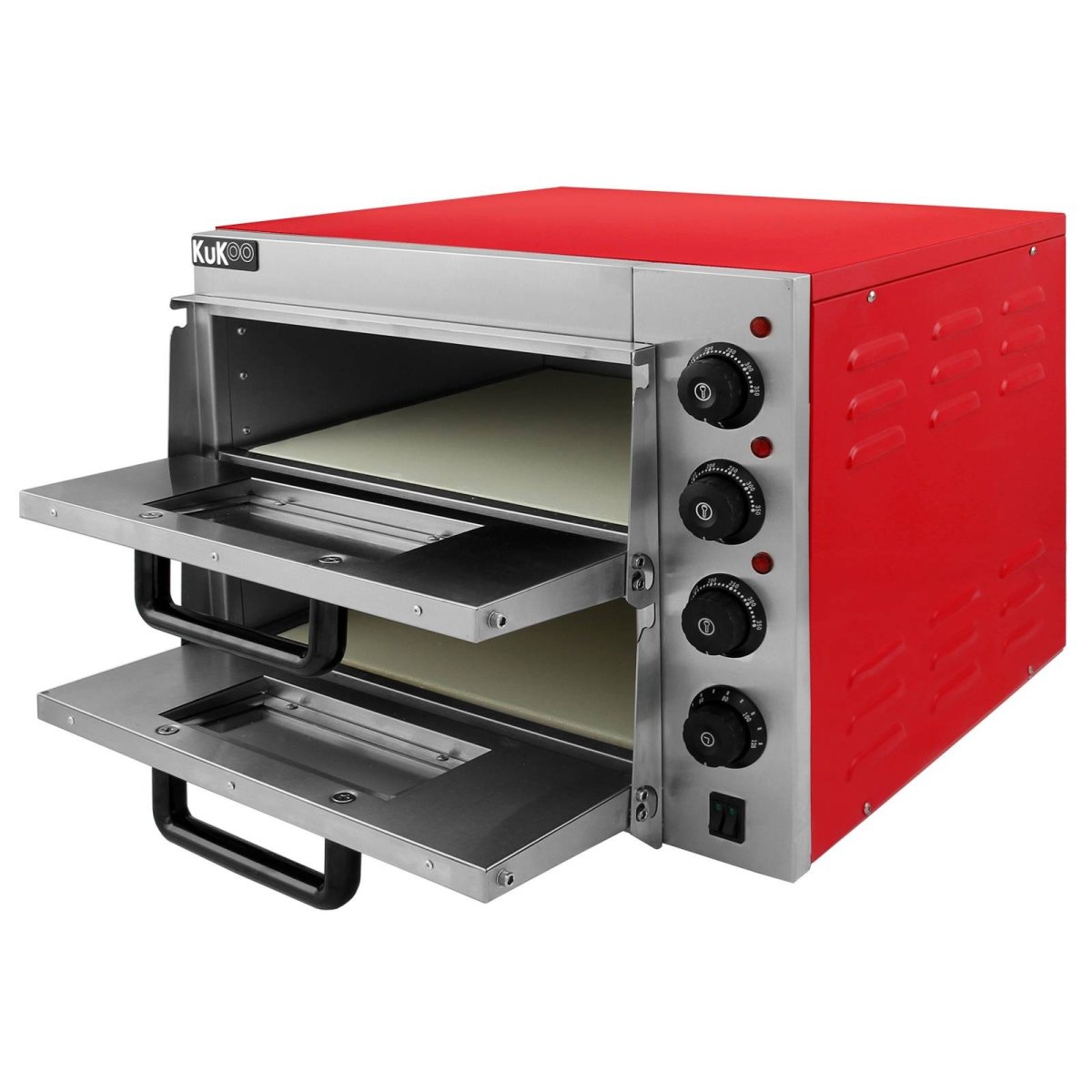 Forno elétrico de aço inoxidável kukoo com dupla câmara - Image 2