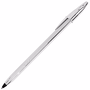 Caneta BIC prateada