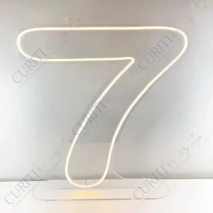 Luminoso – Led – Neon – Número 7 – 60cm