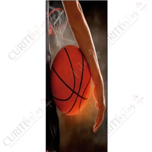 Painel Tecido Lateral – Basquete – Bola Embaixo do Braço – 0,90 x 2,25 m (CxA)