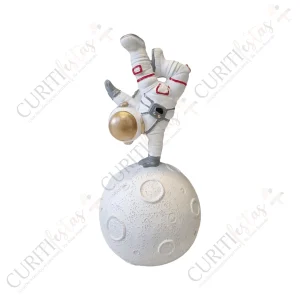 Personagem – Astronauta na Lua – Pequeno – Resina