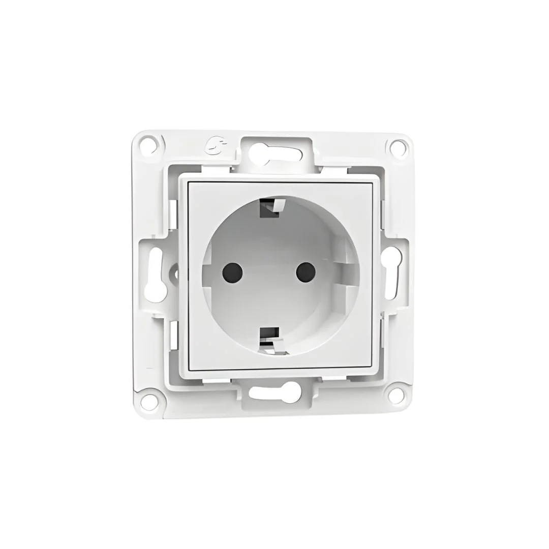 Tomada Schuko Shelly Wall Socket EU Branco - Image 2