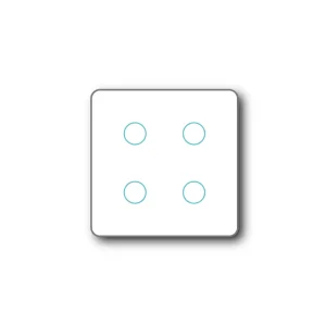 SmartStaging vPRO Comando de Cenários 4 Botões (12 Cenários) Zigbee Branco - SYPC04ZBBR