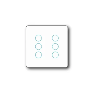 SmartStaging vPRO Comando de Cenários 6 Botões (18 Cenários) Zigbee Branco - SYPC06ZBBR