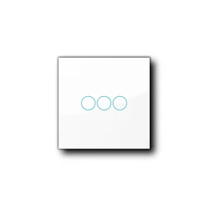 SmartStaging vPRO Espelho Simples de 3 botões Branco - SYPE103BR
