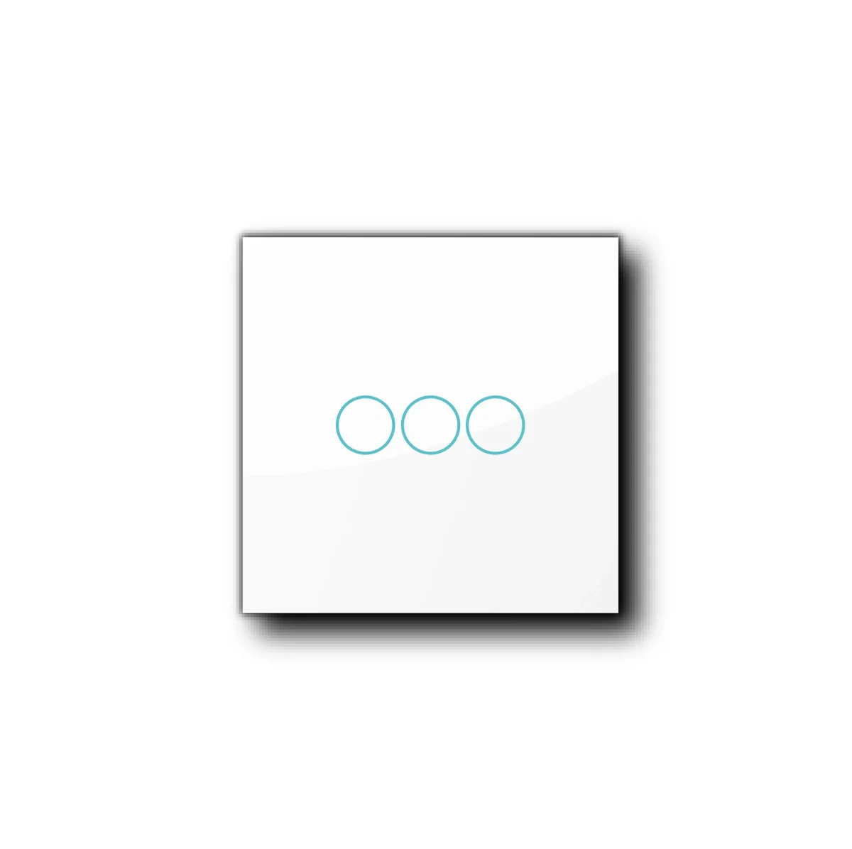 SmartStaging vPRO Espelho Simples de 3 botões Branco - SYPE103BR