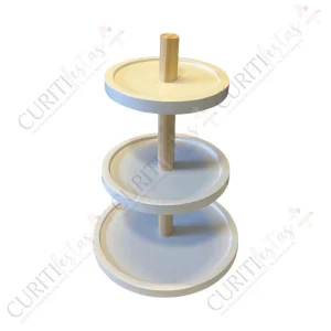Suporte para Doces – Branco – 3 Andares – MDF – Decoratta