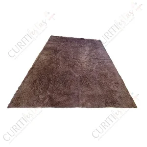 Tapete – Marrom – Pêlo – 3,00 x 2,50 m (CxL)