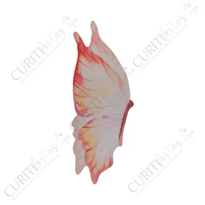 Totem – Borboleta – Tons de Rosa e Laranja – Asa Fechada – MDF