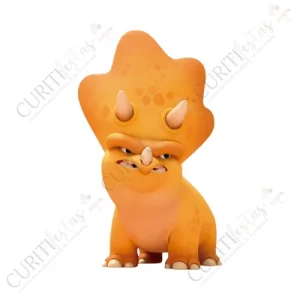 Totem – Dinossauros Atrapalhados – Dinossauro Laranja – MDF