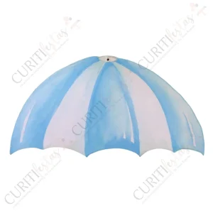 Totem – Paraquedas – Tenda – Azul e Branco – MDF