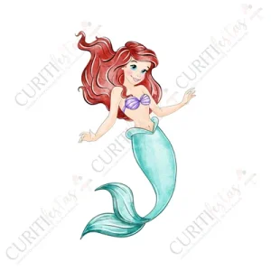Totem – Pequena Sereia – Ariel – Fundo do Mar – De pé – PVC