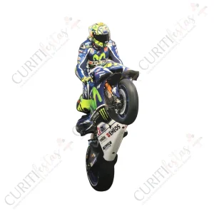 Totem – Valentino Rossi – Empinando a Moto à Direita – MDF