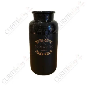 Vaso – Preto – Romantic – Grande