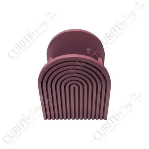 Vaso – Roxo – Listrado – MDF – Decoratta – Pequeno
