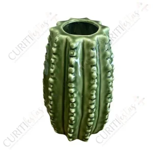Vaso – Verde – Cacto – Alto