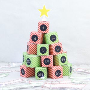 Calendário de advento para o Natal